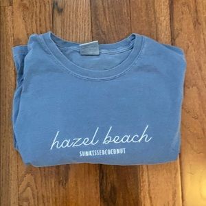 Vintage Blue Beach T-Shirt